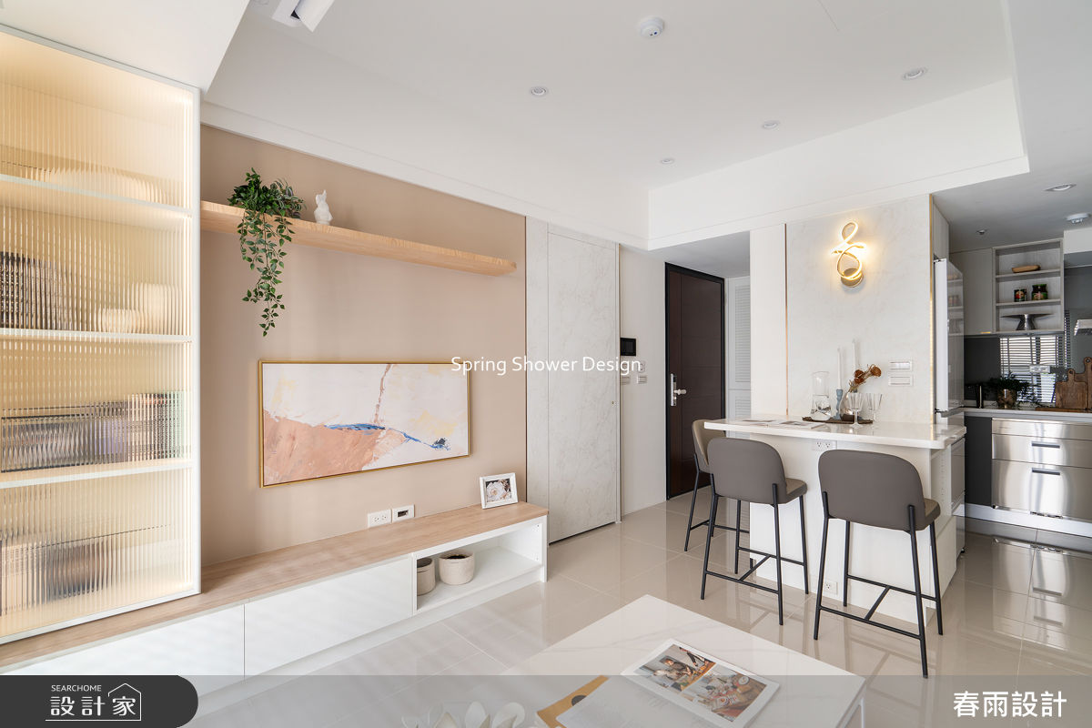 新成屋(5年以下)＿美式風玄關客廳餐廳廚房案例圖片＿春雨設計＿春雨_330 沅林築青之18