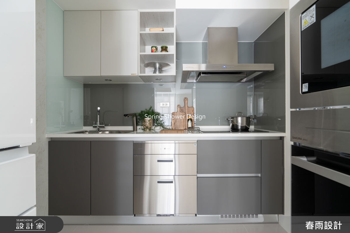 新成屋(5年以下)＿美式風廚房案例圖片＿春雨設計＿春雨_330 沅林築青之21