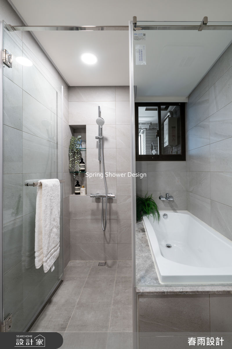 新成屋(5年以下)＿美式風浴室案例圖片＿春雨設計＿春雨_330 沅林築青之22