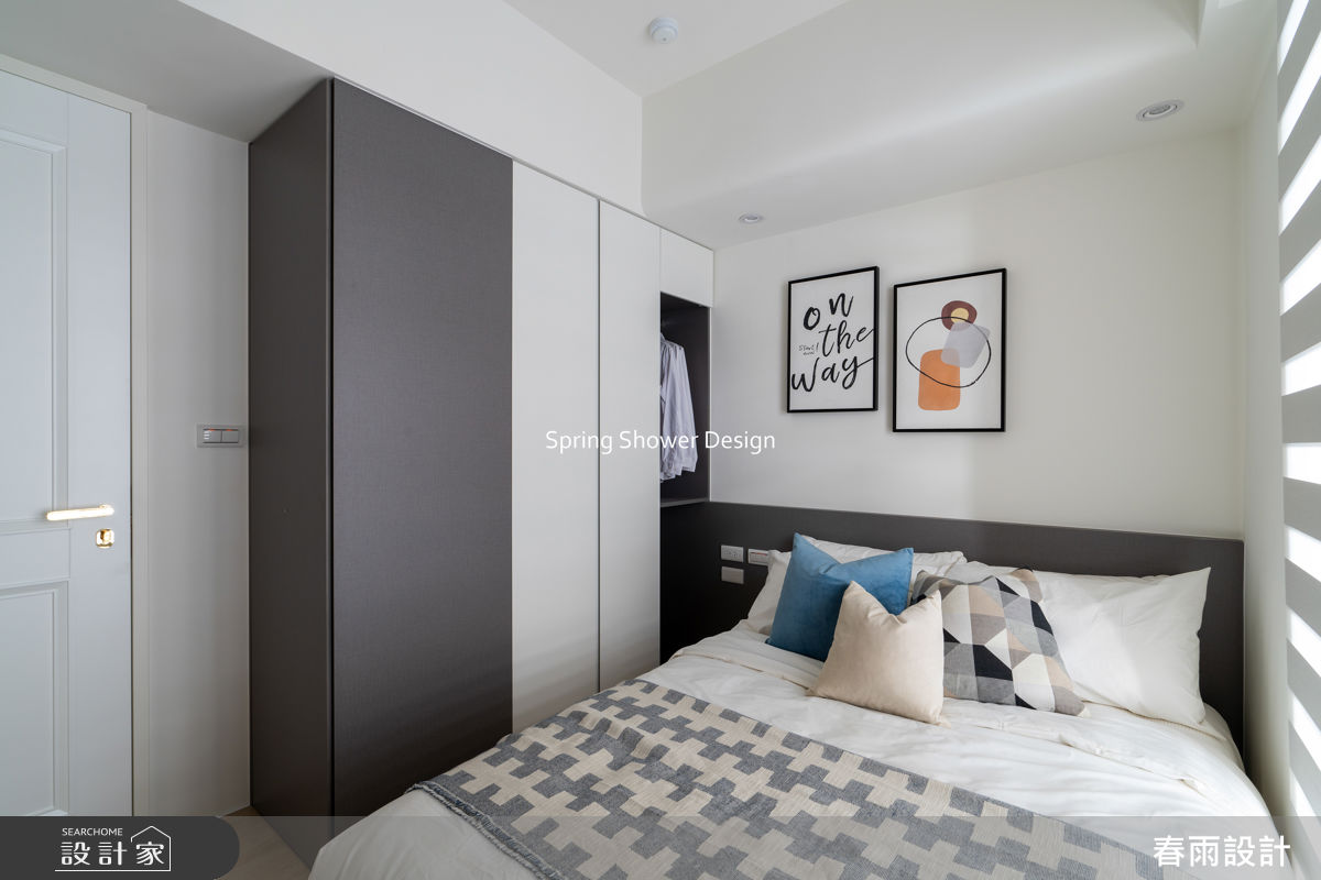 新成屋(5年以下)＿美式風臥室案例圖片＿春雨設計＿春雨_330 沅林築青之26