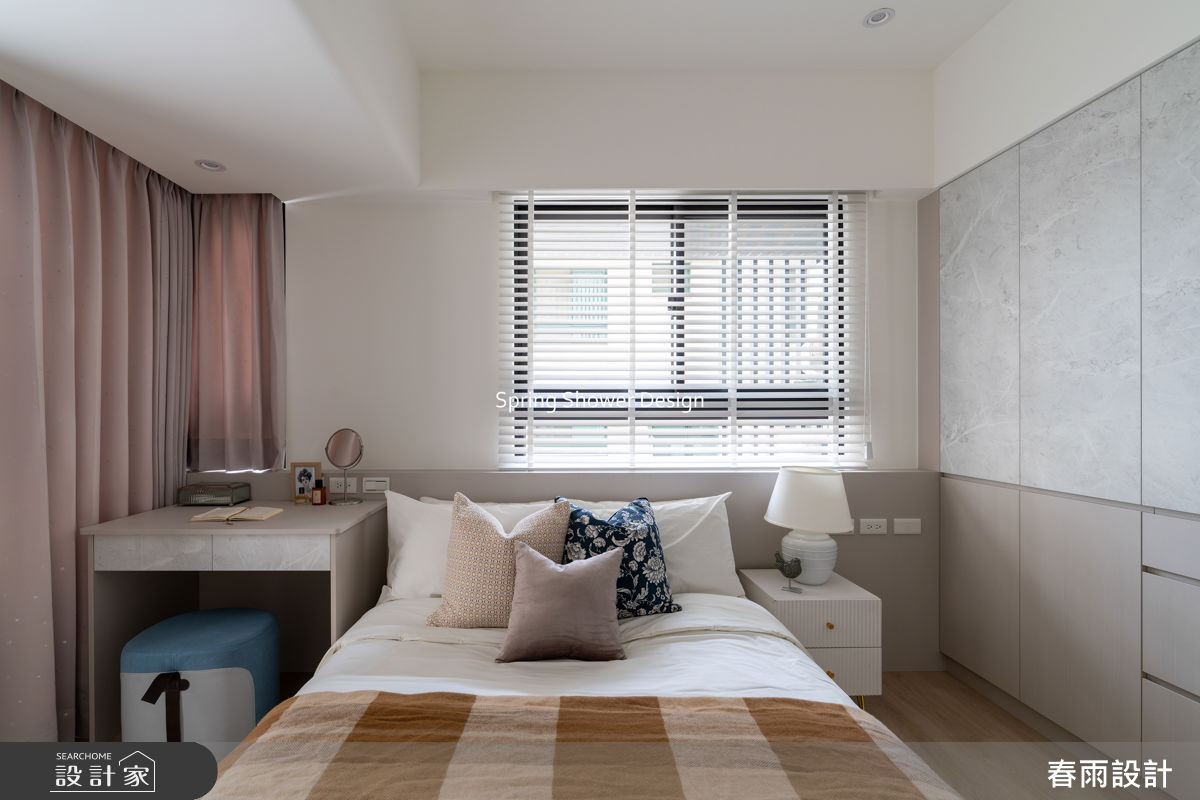 新成屋(5年以下)＿美式風臥室案例圖片＿春雨設計＿春雨_330 沅林築青之31