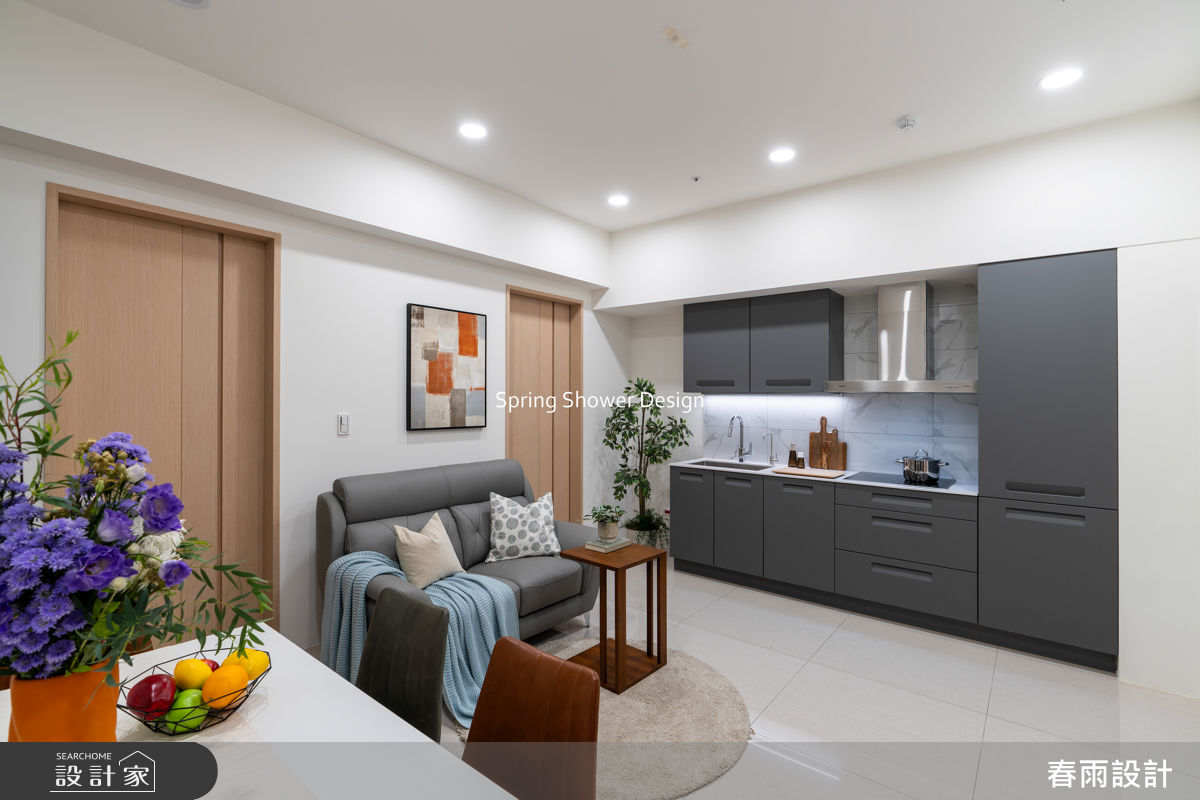 新成屋(5年以下)＿現代風客廳餐廳廚房案例圖片＿春雨設計＿春雨_331 信松廣場2之8