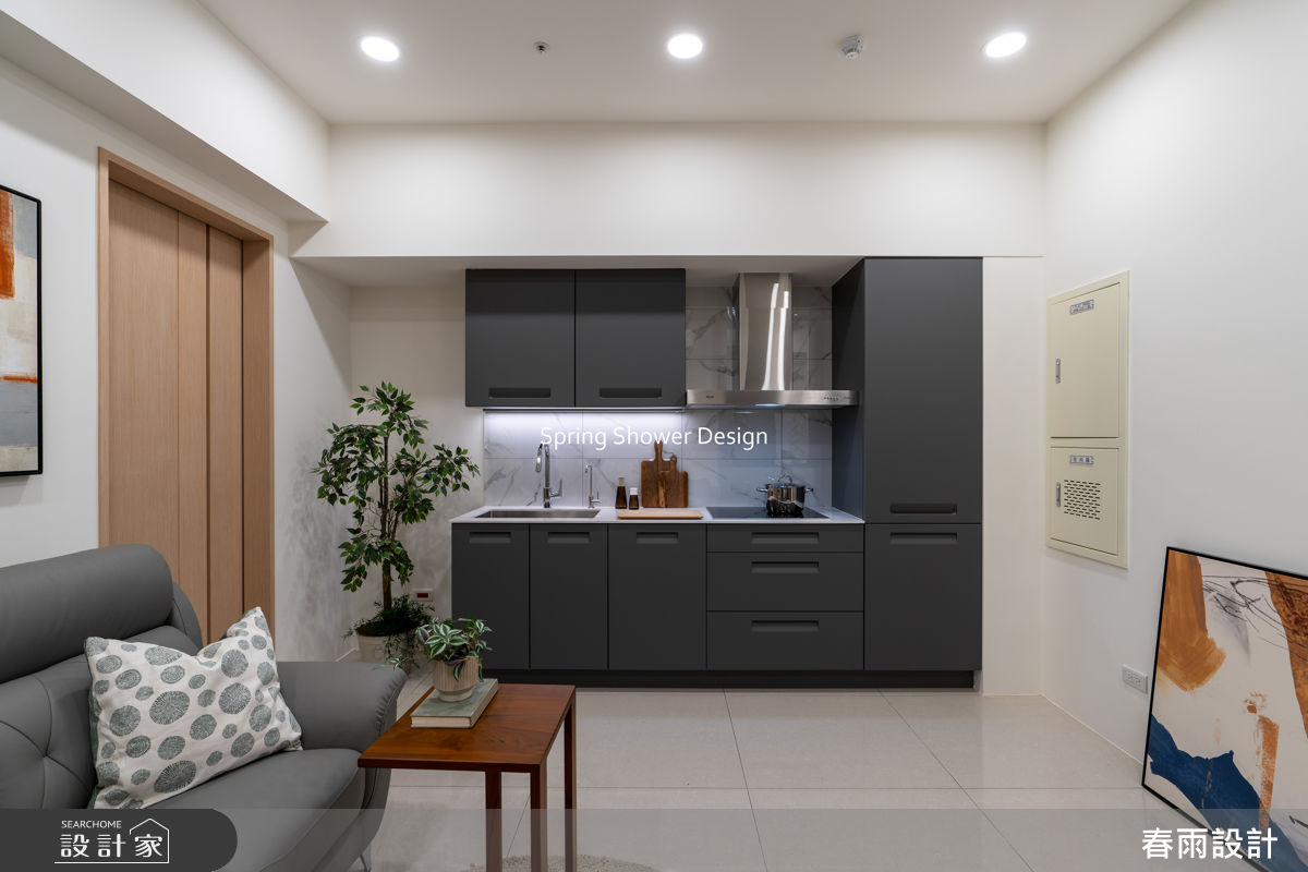新成屋(5年以下)＿現代風客廳廚房案例圖片＿春雨設計＿春雨_331 信松廣場2之7