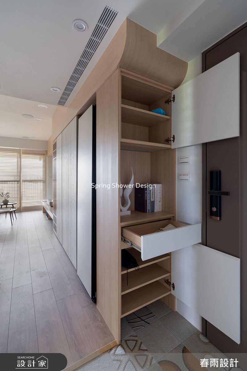 新成屋(5年以下)＿現代風玄關案例圖片＿春雨設計＿春雨_332 台中心之所向之2