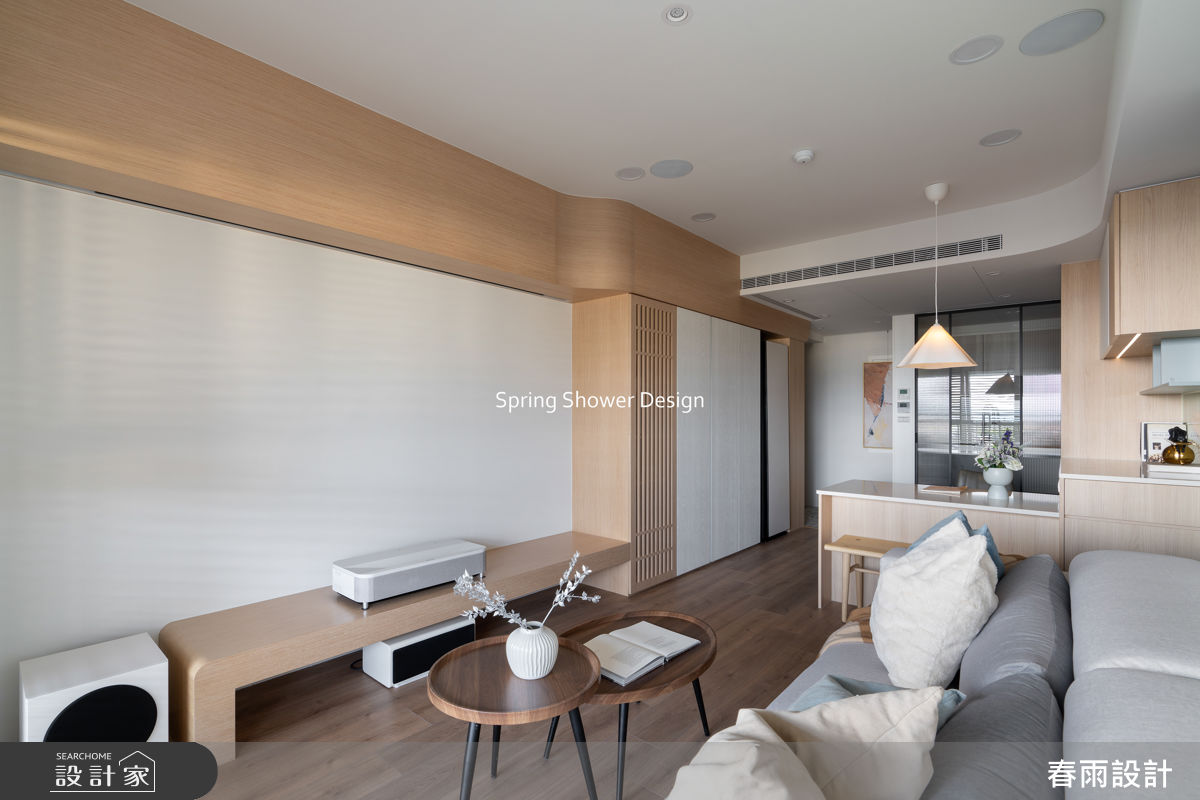 新成屋(5年以下)＿現代風玄關客廳餐廳廚房案例圖片＿春雨設計＿春雨_332 台中心之所向之12