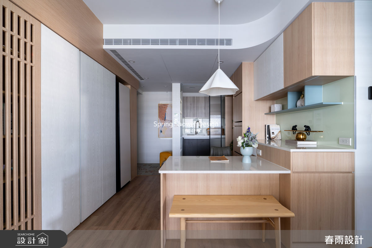 新成屋(5年以下)＿現代風玄關餐廳廚房案例圖片＿春雨設計＿春雨_332 台中心之所向之14