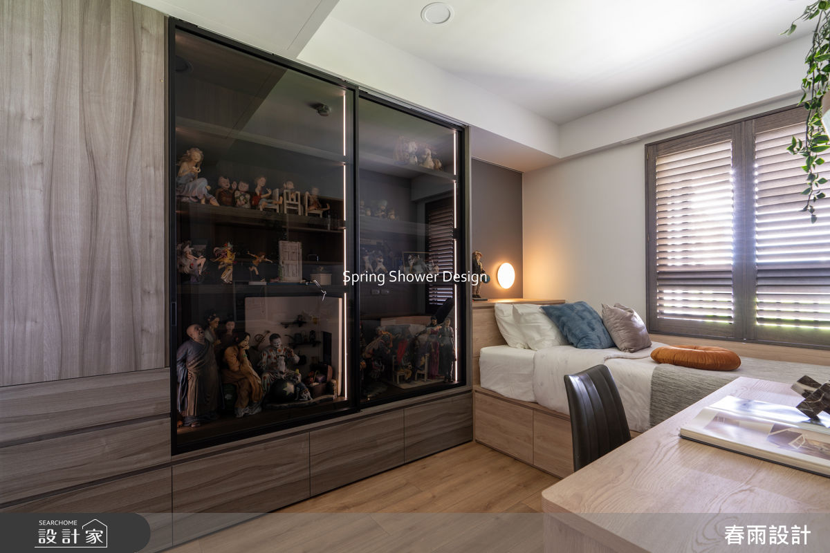新成屋(5年以下)＿現代風臥室案例圖片＿春雨設計＿春雨_332 台中心之所向之31