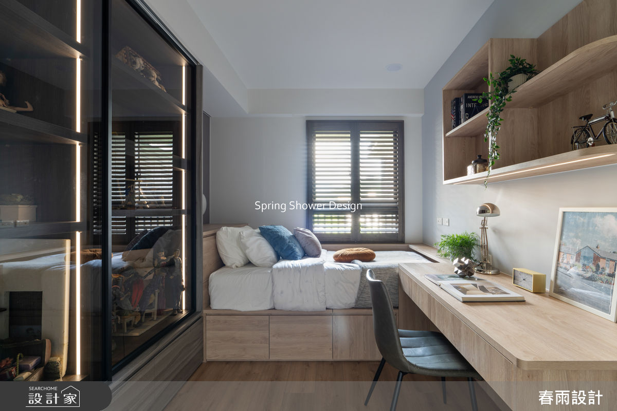 新成屋(5年以下)＿現代風臥室案例圖片＿春雨設計＿春雨_332 台中心之所向之34