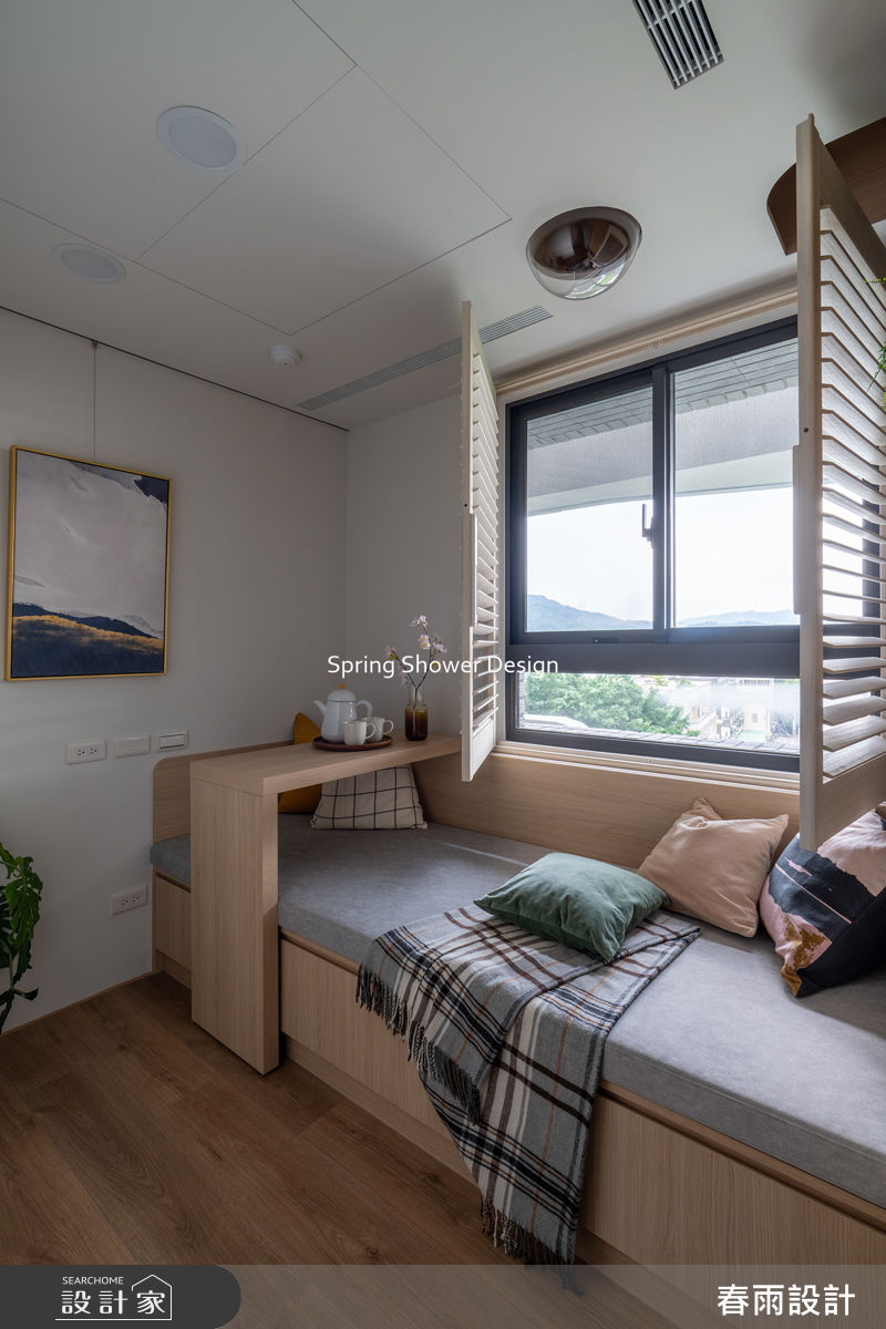新成屋(5年以下)＿現代風臥室臥榻案例圖片＿春雨設計＿春雨_332 台中心之所向之40