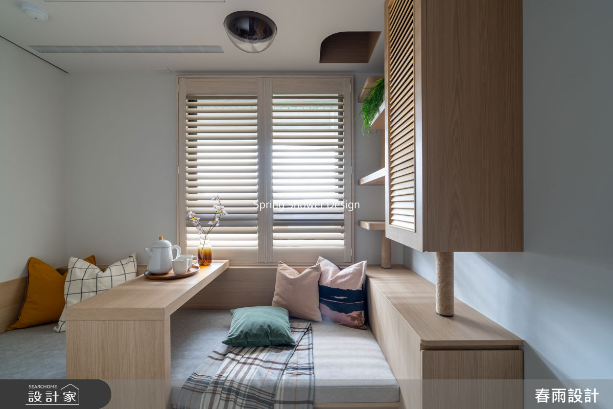 新成屋(5年以下)＿現代風臥室臥榻案例圖片＿春雨設計＿春雨_332 台中心之所向之42