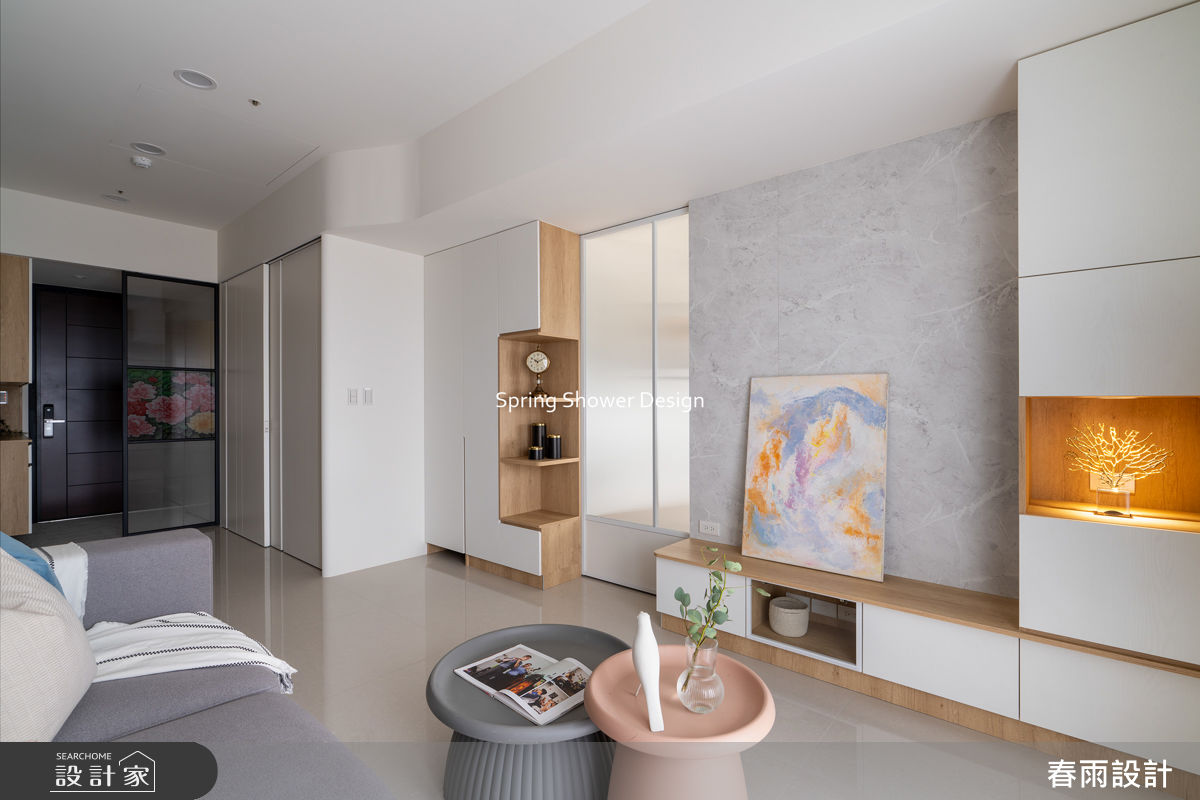新成屋(5年以下)＿北歐風客廳案例圖片＿春雨設計＿春雨_333 信松廣場3之14