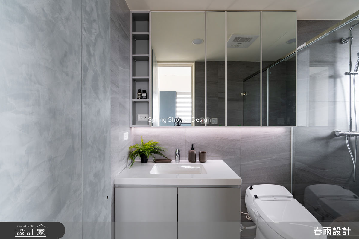 新成屋(5年以下)＿北歐風浴室案例圖片＿春雨設計＿春雨_333 信松廣場3之53