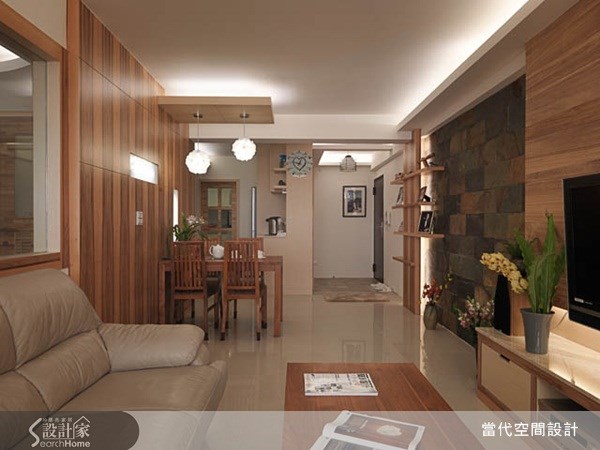 20坪老屋(16~30年)＿休閒風客廳案例圖片＿當代空間有限公司＿當代_10之1