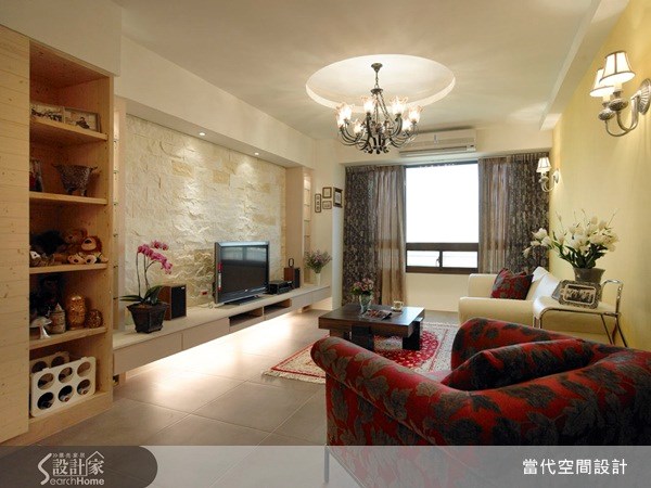 20坪新成屋(5年以下)＿新古典客廳案例圖片＿當代空間有限公司＿當代_11之2