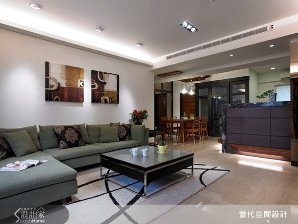 30坪新成屋(5年以下)＿現代風客廳案例圖片＿當代空間有限公司＿當代_12之2