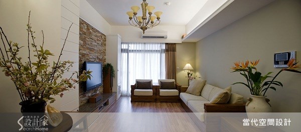 31坪新成屋(5年以下)＿美式風客廳案例圖片＿當代空間有限公司＿當代_13之4