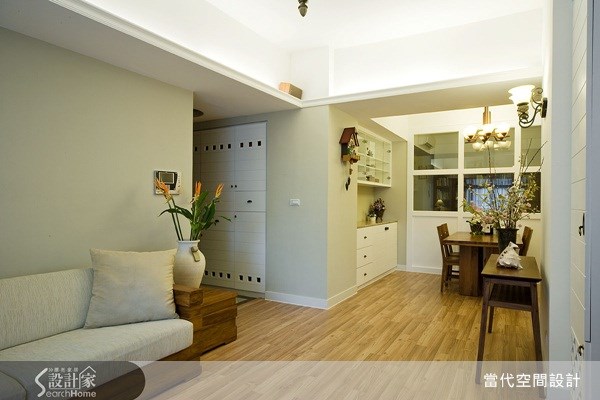 31坪新成屋(5年以下)＿美式風客廳案例圖片＿當代空間有限公司＿當代_13之15
