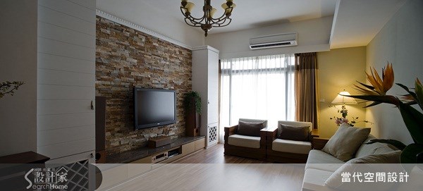 31坪新成屋(5年以下)＿美式風客廳案例圖片＿當代空間有限公司＿當代_13之6