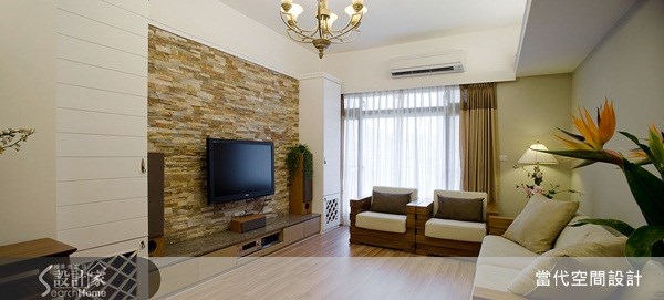 31坪新成屋(5年以下)＿美式風客廳案例圖片＿當代空間有限公司＿當代_13之7