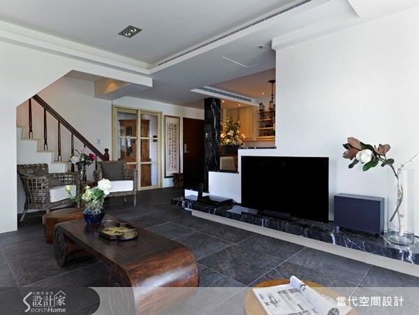 50坪新成屋(5年以下)＿休閒風客廳案例圖片＿當代空間有限公司＿當代_14之7