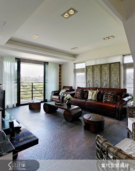 50坪新成屋(5年以下)＿休閒風客廳案例圖片＿當代空間有限公司＿當代_14之5