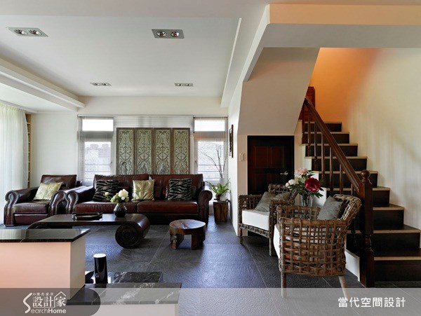 50坪新成屋(5年以下)＿休閒風客廳案例圖片＿當代空間有限公司＿當代_14之12