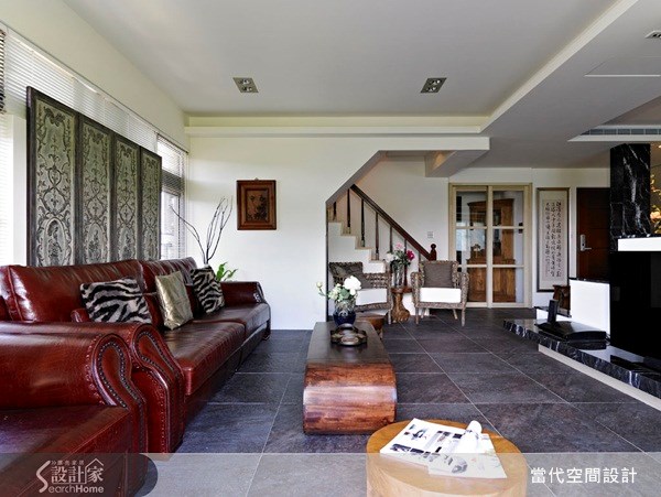 50坪新成屋(5年以下)＿休閒風客廳案例圖片＿當代空間有限公司＿當代_14之6