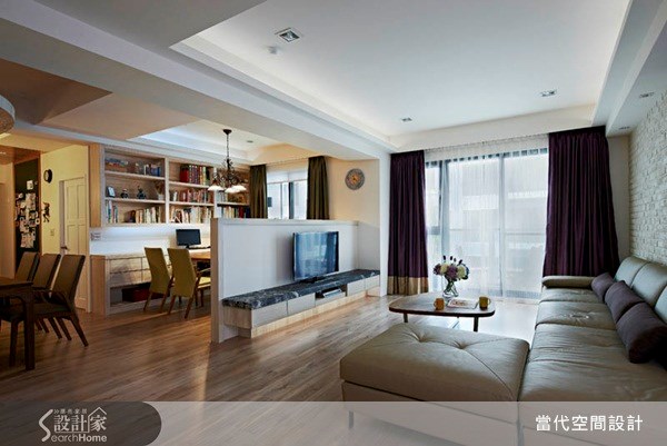 31坪新成屋(5年以下)＿北歐風客廳案例圖片＿當代空間有限公司＿當代_15之7