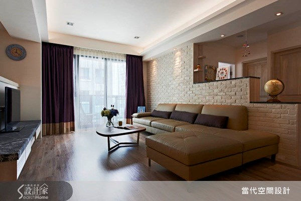 31坪新成屋(5年以下)＿北歐風客廳案例圖片＿當代空間有限公司＿當代_15之10