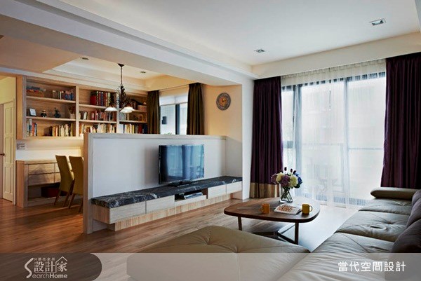 31坪新成屋(5年以下)＿北歐風客廳案例圖片＿當代空間有限公司＿當代_15之5