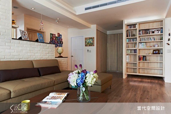 31坪新成屋(5年以下)＿北歐風客廳案例圖片＿當代空間有限公司＿當代_15之3