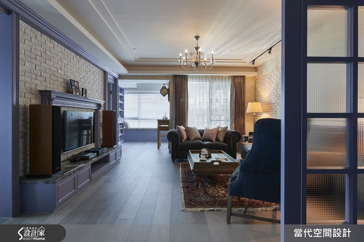 31坪新成屋(5年以下)＿鄉村風客廳案例圖片＿當代空間有限公司＿當代_18之2