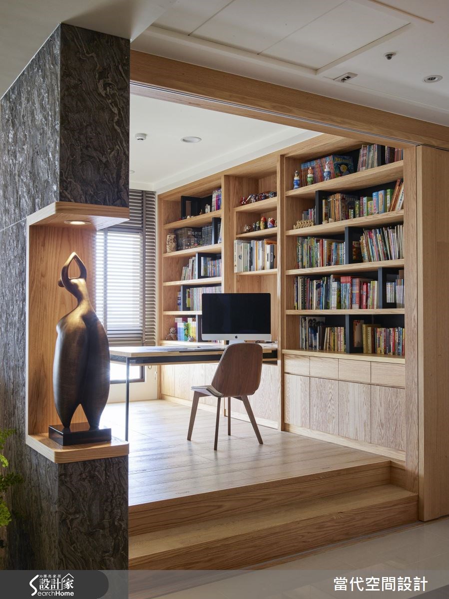 48坪新成屋(5年以下)＿現代風書房案例圖片＿當代空間有限公司＿當代_22之5