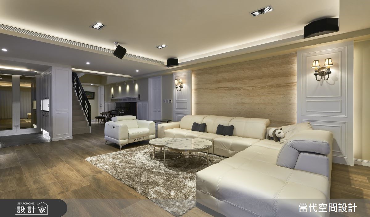 120坪中古屋(5~15年)＿美式風客廳案例圖片＿當代空間有限公司＿當代_24之5