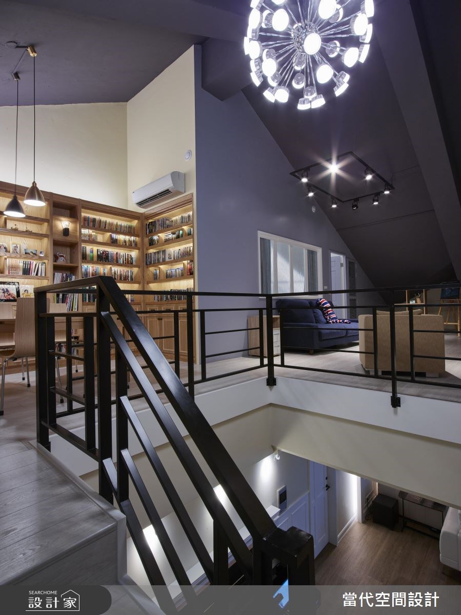 120坪中古屋(5~15年)＿美式風樓梯閣樓案例圖片＿當代空間有限公司＿當代_24之35