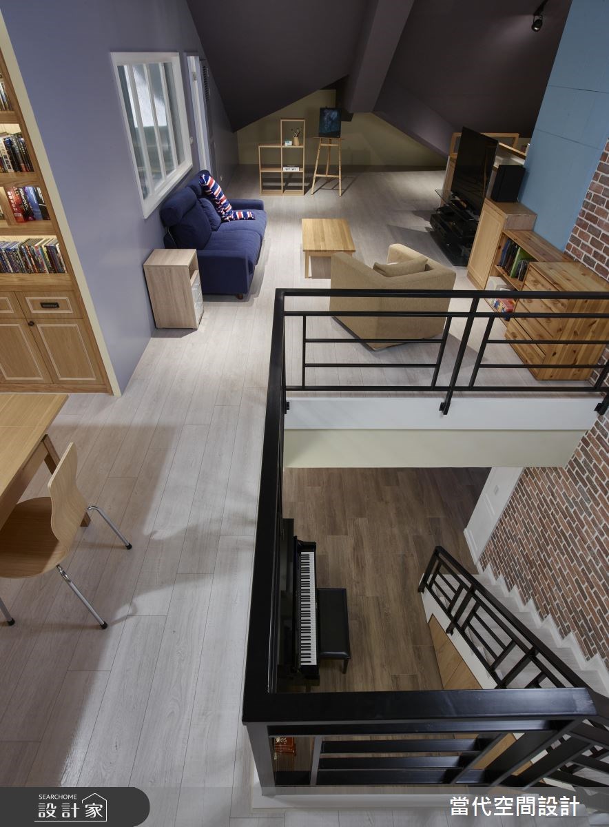 120坪中古屋(5~15年)＿美式風樓梯閣樓案例圖片＿當代空間有限公司＿當代_24之39