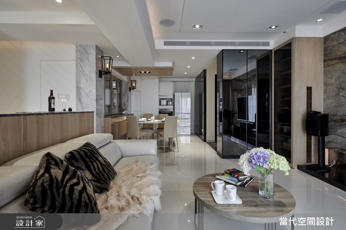 30坪新成屋(5年以下)＿混搭風客廳案例圖片＿當代空間有限公司＿當代_26之15