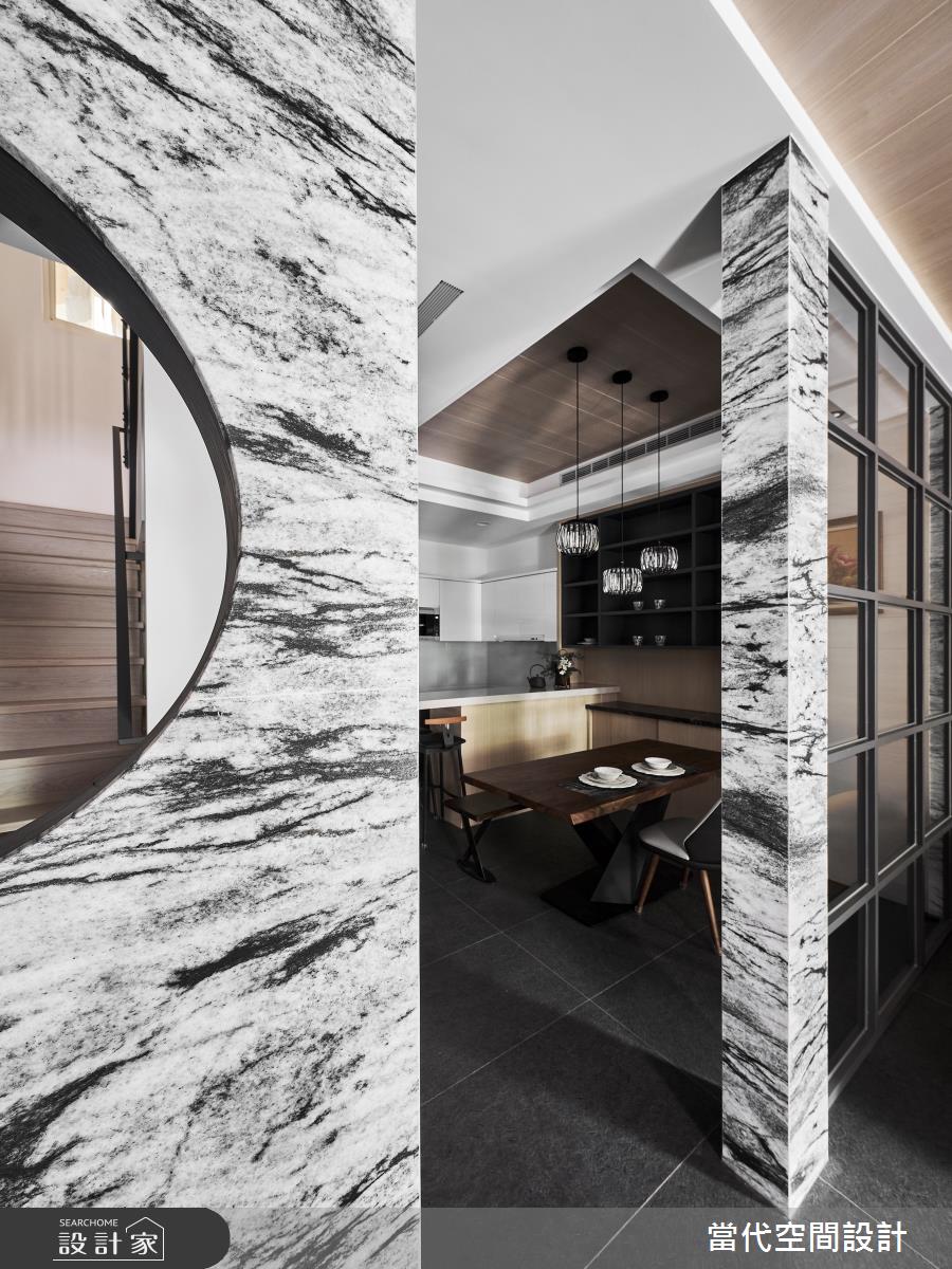 80坪中古屋(5~15年)＿人文禪風餐廳廚房吧檯中島案例圖片＿當代空間有限公司＿當代_29之10