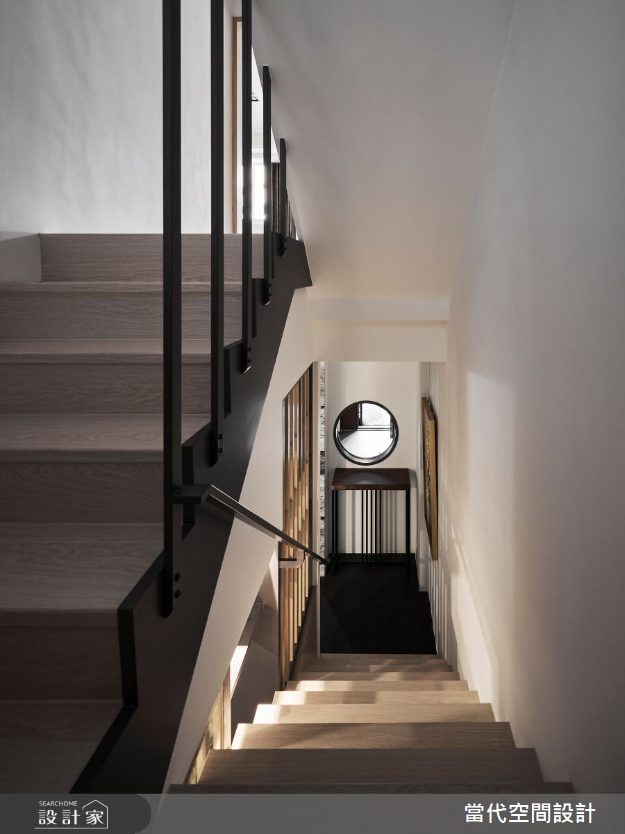 80坪中古屋(5~15年)＿人文禪風樓梯案例圖片＿當代空間有限公司＿當代_29之19