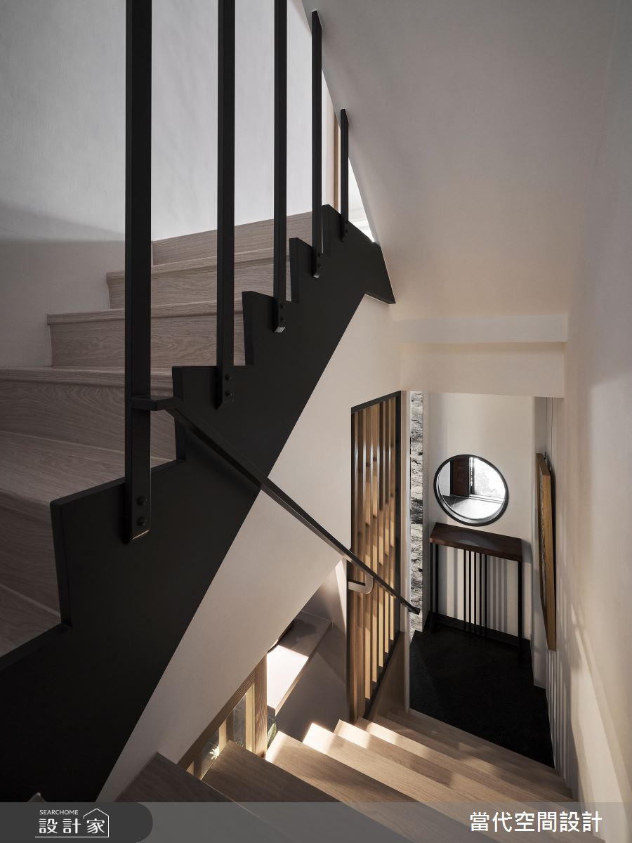 80坪中古屋(5~15年)＿人文禪風樓梯案例圖片＿當代空間有限公司＿當代_29之20