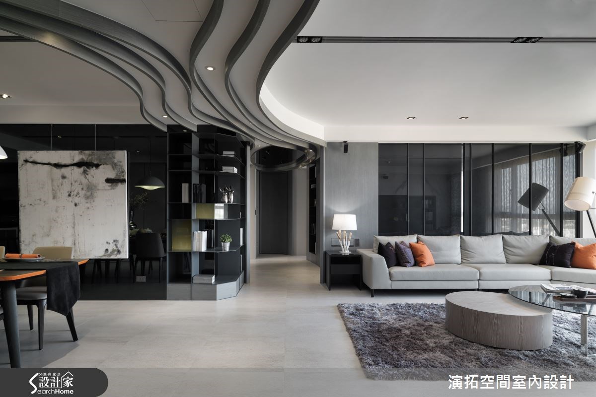 110坪新成屋(5年以下)＿現代風客廳案例圖片＿演拓空間室內設計＿演拓_66之7