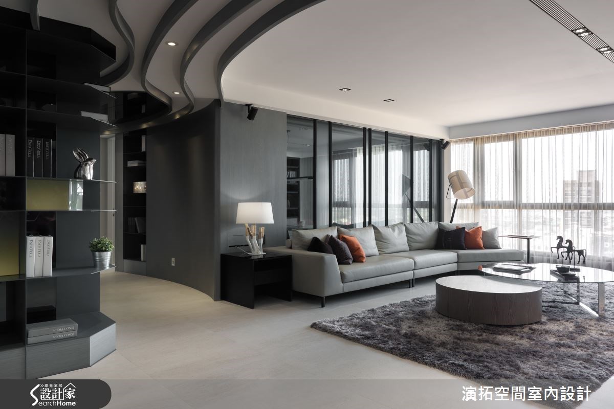 110坪新成屋(5年以下)＿現代風客廳案例圖片＿演拓空間室內設計＿演拓_66之8