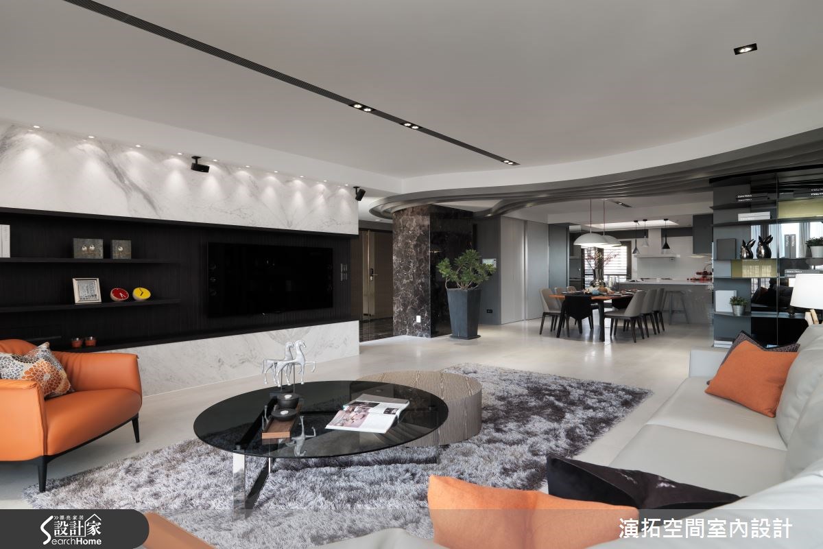 110坪新成屋(5年以下)＿現代風客廳案例圖片＿演拓空間室內設計＿演拓_66之14