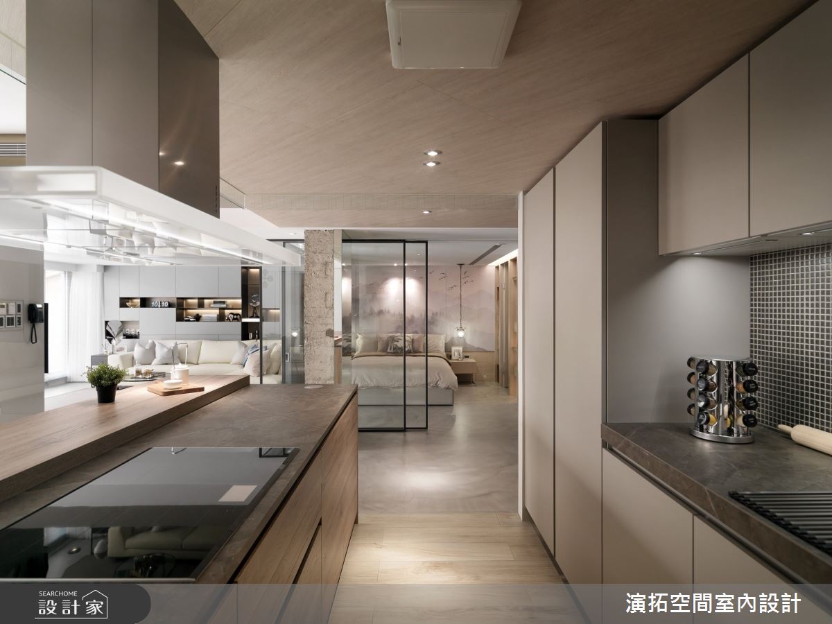 110坪老屋(16~30年)＿現代風廚房吧檯案例圖片＿演拓空間室內設計＿演拓_91之6