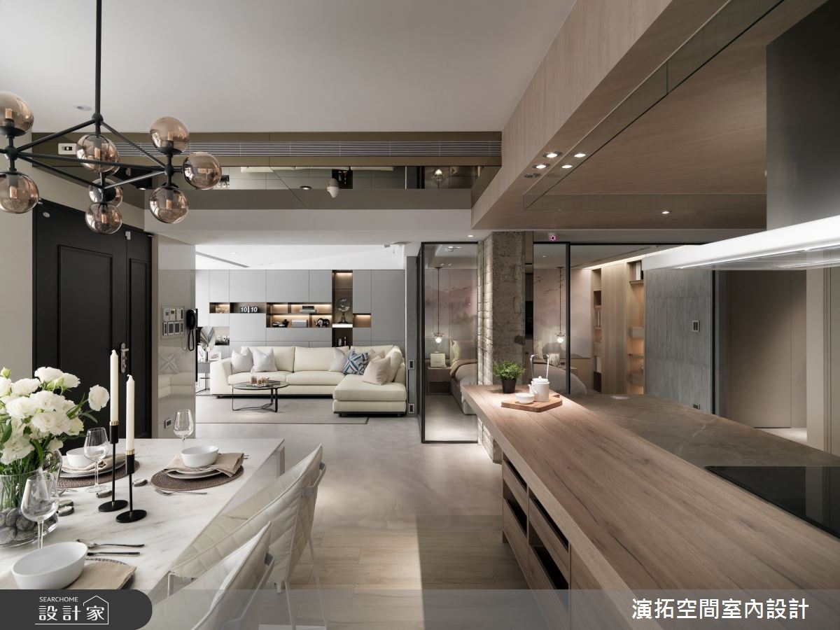110坪老屋(16~30年)＿現代風餐廳廚房吧檯案例圖片＿演拓空間室內設計＿演拓_91之5