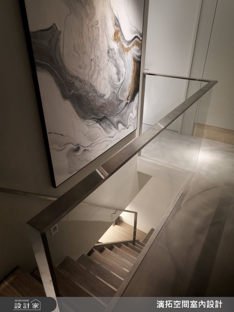 110坪老屋(16~30年)＿現代風樓梯案例圖片＿演拓空間室內設計＿演拓_91之15