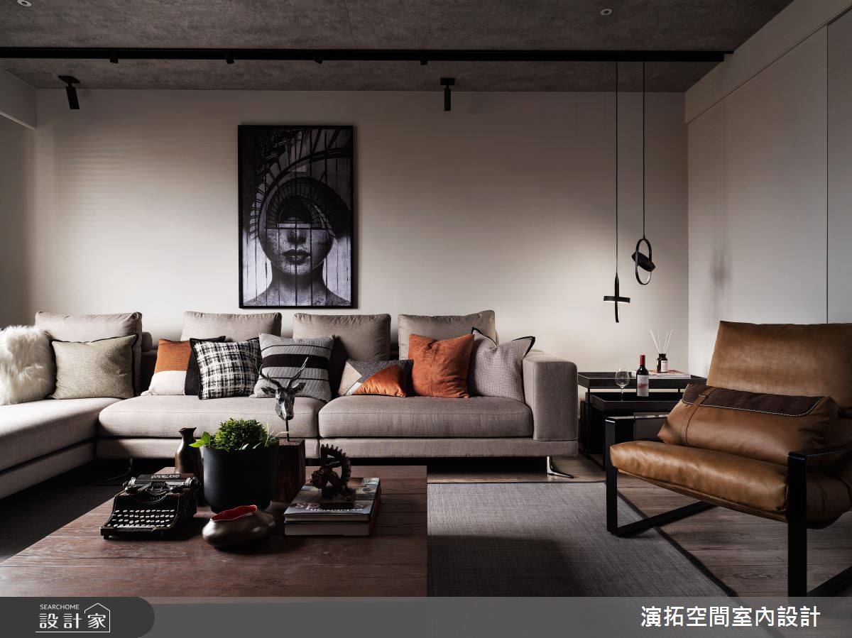 68坪新成屋(5年以下)＿工業風客廳案例圖片＿演拓空間室內設計＿演拓_95之2