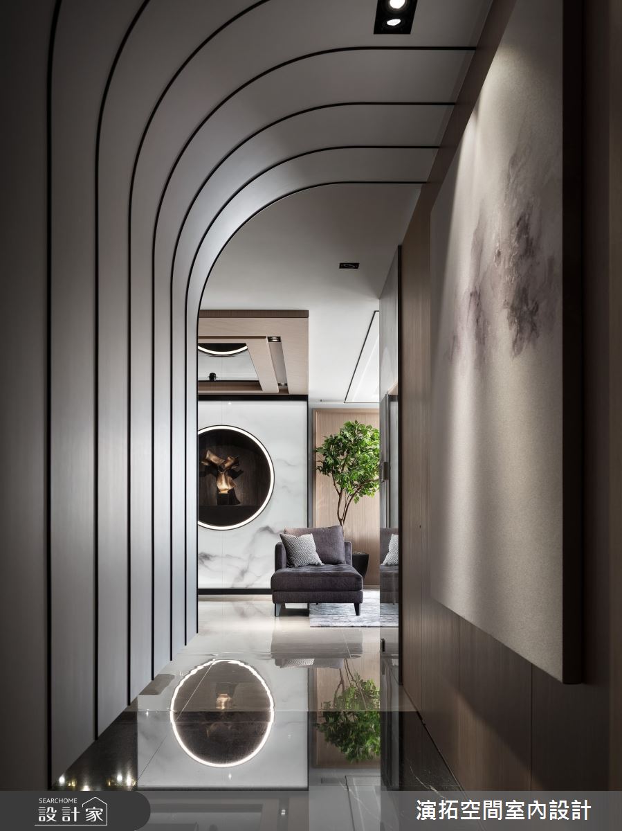 153坪新成屋(5年以下)＿奢華風玄關案例圖片＿演拓空間室內設計＿演拓_100之2