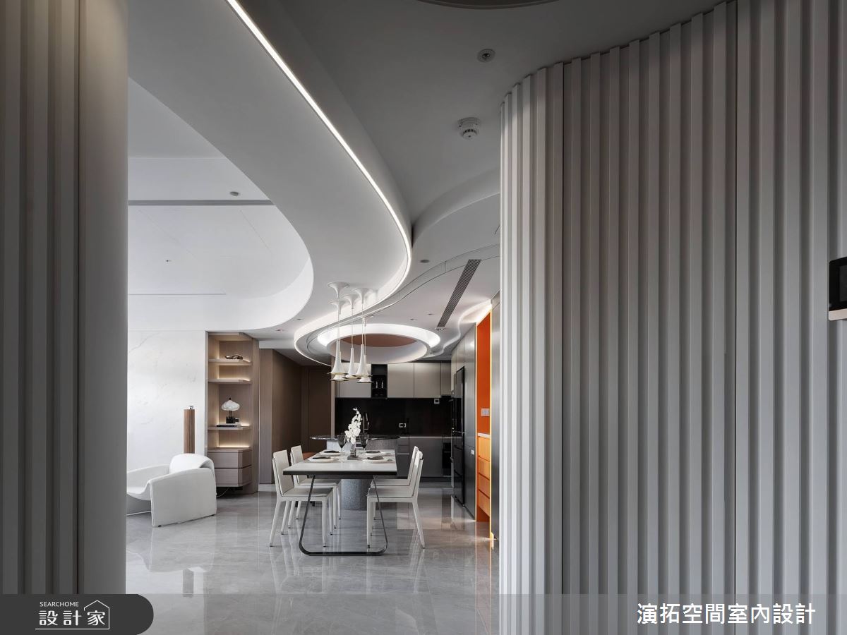65坪新成屋(5年以下)＿現代風餐廳案例圖片＿演拓空間室內設計＿演拓_101之2