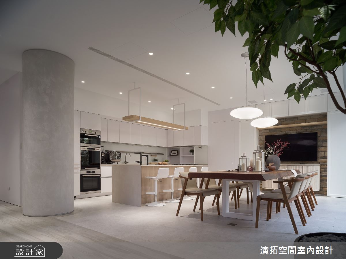 97坪新成屋(5年以下)＿簡約風餐廳廚房中島案例圖片＿演拓空間室內設計＿演拓_102之8